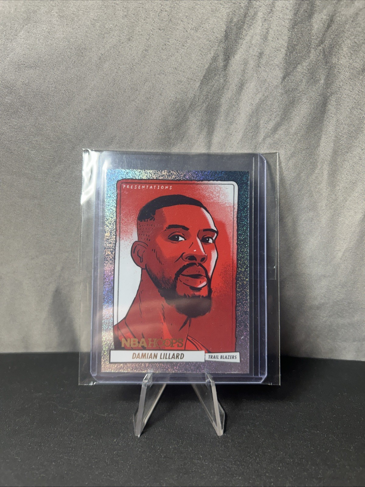 23-24 Panini NBA HOOPS Damian Lillard Presentations Case Hit SSP