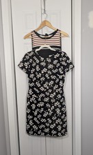 LOFT Women's Size 2 XS Lot Of 2 Dresses Black Brown Multi