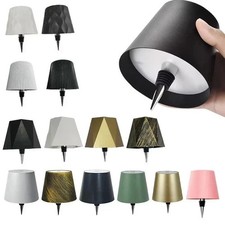 Wireless Bottle Table Lamp Touch 3 Color Stepless Dimming Night Bar Desk Light
