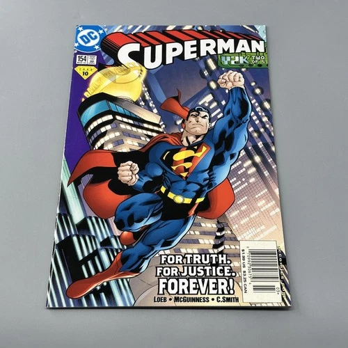 Vintage DC Comics Superman #154 Y2K Part 2 of 5 March 2000 Comic Book Loeb DCU
