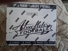 2025 Panini Absolute NFL Football Factory Sealed Cello Fat 12-Pack Value Box