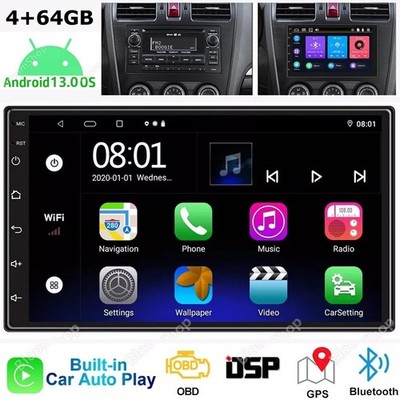 7'' Android 13 Carplay Car Stereo 64GB Radio GPS WiFi 2 Din Navigation MP5 Player