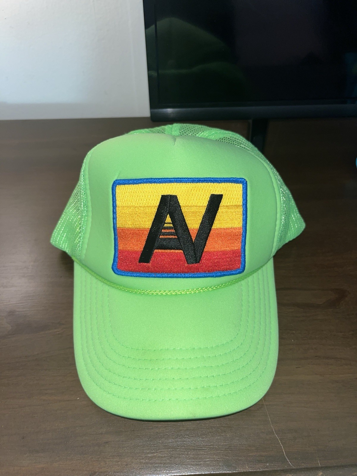 Aviator Nation Cap Trucker Snapback Adjustable Green