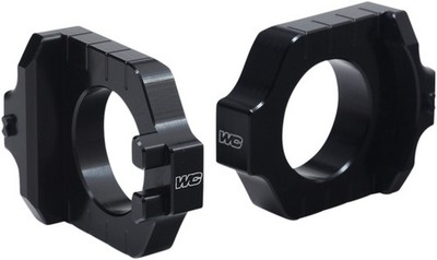Works Connection Axle Blocks Black #17-245 for Suzuki/Kawasaki