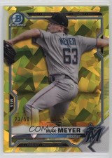 2021 Bowman Chrome Sapphire Edition Yellow Refractor 23/50 Max Meyer 1bs7