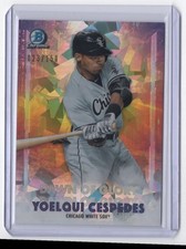 2021 Bowman Chrome Dawn of Glory Refractor Yoelqui Cespedes 023/150 Chicago