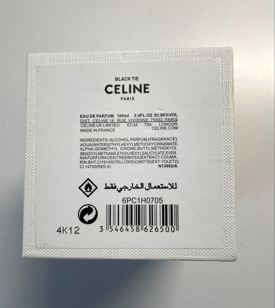 Celine Black Tie Eau de Parfum 100ml Perfume Used Twice No Returns