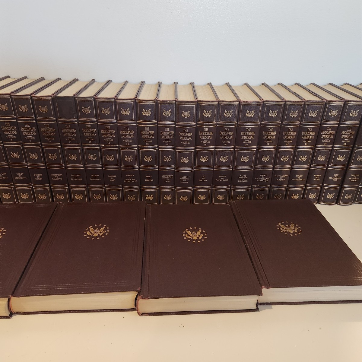 Vintage The Encyclopedia Americana Complete 30 Volume Set 1952 | eBay