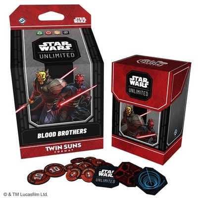 Star Wars Unlimited TCG- Blood Brothers: Maul and Savage Opress Twin Suns Deck