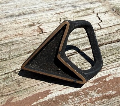 Vintage Tech Ether Guild Flying V Arrow Belt Buckle No Inlay Blank Rare 70s 80s