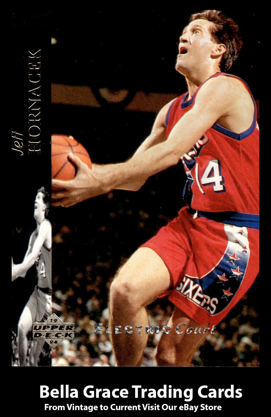 1993-94 Upper Deck Special Edition Jeff Hornacek #84 76ers Electric Court NBA 