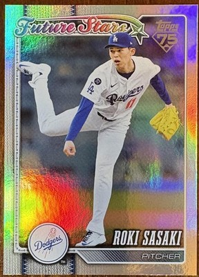 Roki Sasaki Rainbow Foil Future Stars 2026 Topps #66 Los Angeles Dodgers
