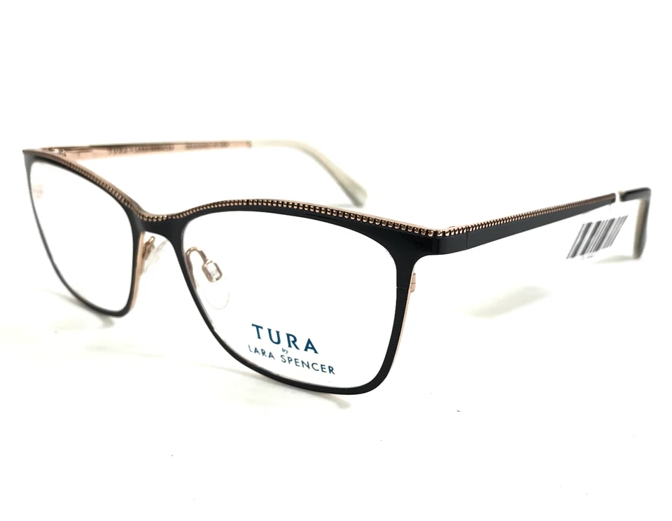 Оправы для очков Tura от Lara Spencer LS131 BLK черные розовое золото 53-16-140 - Изображение 4 из 4