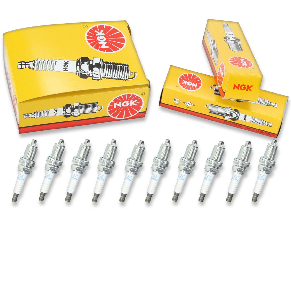 10 pc NGK 3967 BKR5EKB-11 Standard Spark Plugs for K16TR11 90919-01193 3194 bz