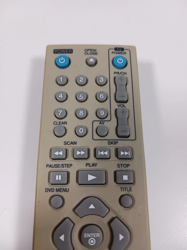 Zenith 6711R1P089D DVD Player Remote DVB611 LDA730 ZDA311 ZDA510 - Tested, Works - Image 2 of 4