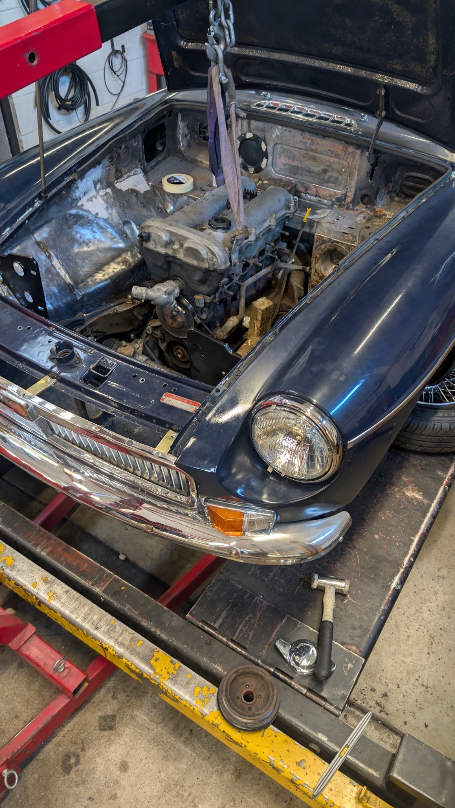 1968 MG MGB GT X MX5 Engine Swap Spares Or Repairs Restoration Project