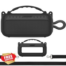 XEGIMOR Silicone Case Bose SoundLink Plus Black Speaker Cover