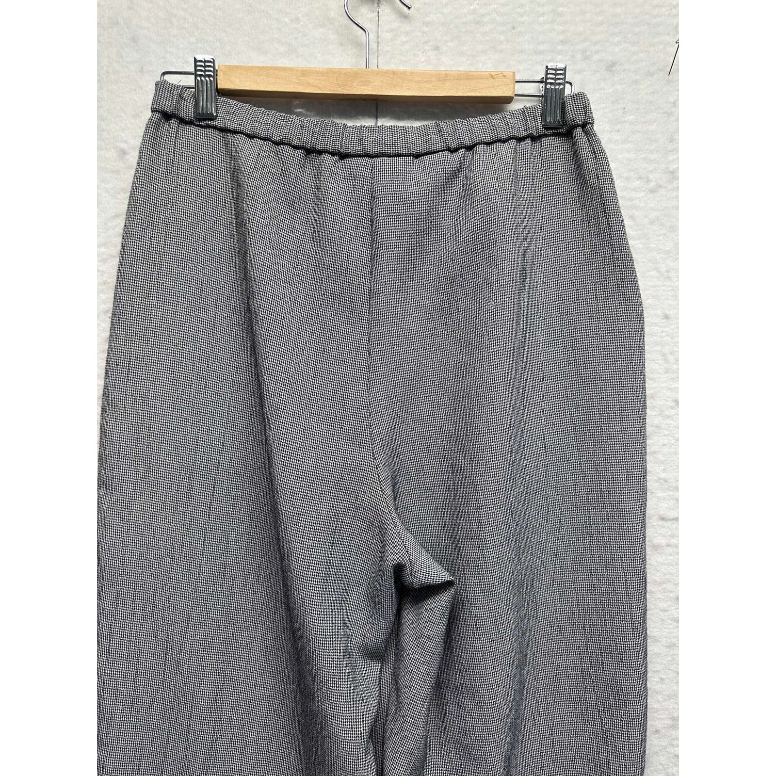 Black Gray Check Pendleton Gingham Slacks Women P… - image 8