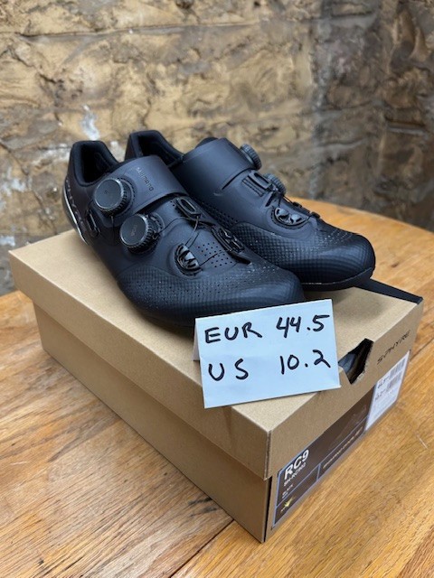 Shimano S-Phyre RC902 Road Shoes, Size 44.5 (US size 10.2) Black