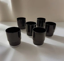 Vintage Tupperware Preludio Stackable Coffee Cups 10 oz Hot Cold Tumbler Camping