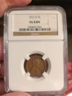 U.S. - 1911-S Semi Key Lincoln Cent (NGC VG 8BR.