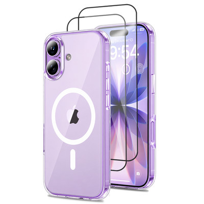 Hülle für iPhone 17 17E Pro Max 16 15 14 Klar Magsafe Cover und Displayschutz