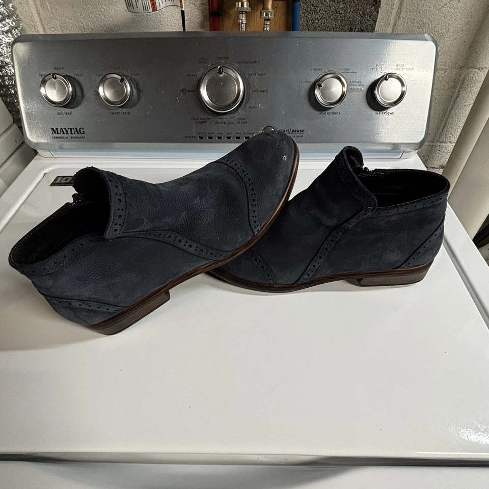 NAOT Nefasi Azul Cuero Nubuck Botines Cremallera Botines Talla 42 Foto 4 de 4