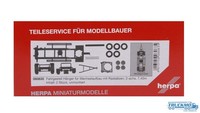 Herpa HäNgerfahrgestell FüR Wechselaufbau Mit RadsäTzen (7,45M) Inhalt: 2 S