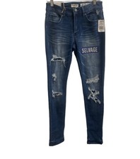 Indigo Rein Midrise Ankle Women Blue Jeans Size 11 SKU 1400