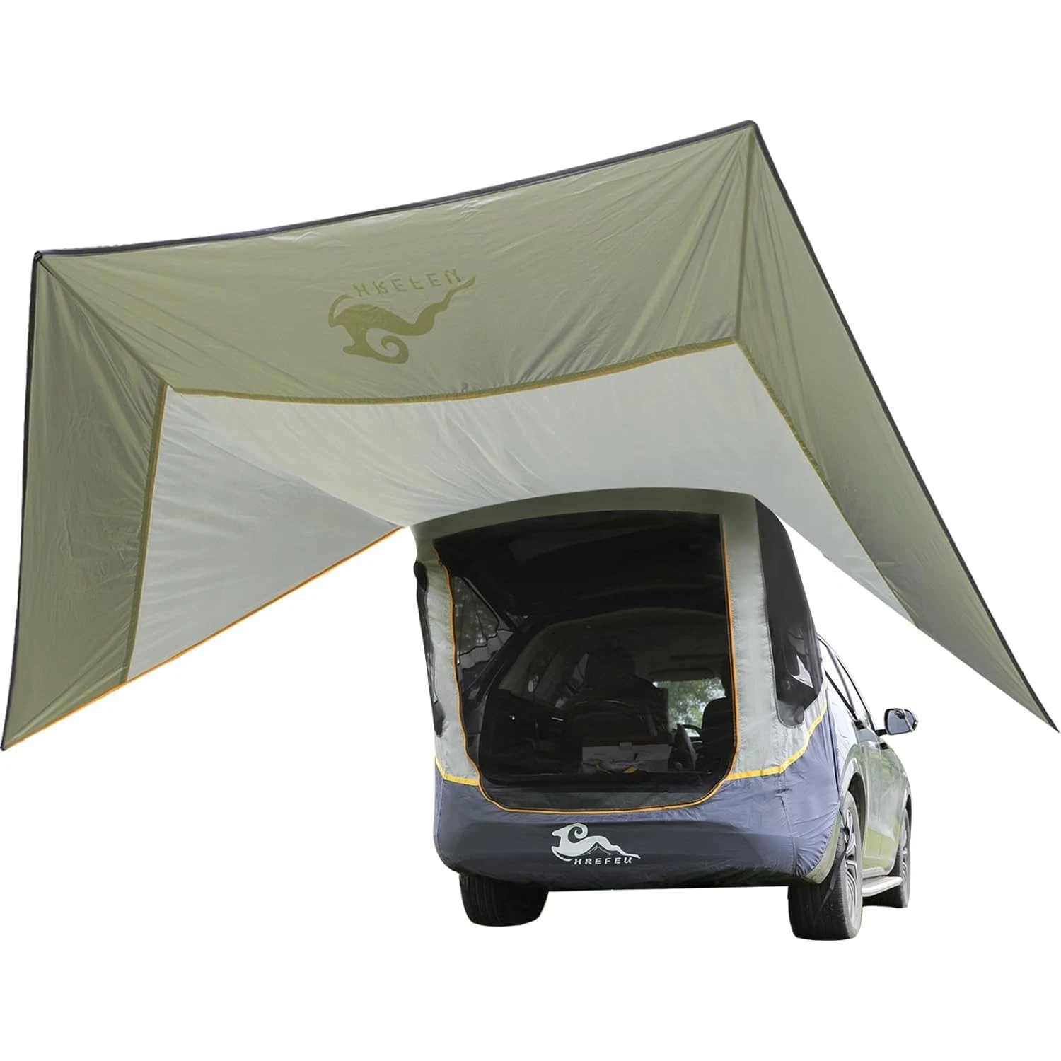 SUV Tent Car Awning Waterproof UPF 50+ Portable Camping Vehicle Shade (79
