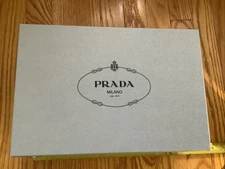 PRADA Light Blue Shoes Box Empty Box Only