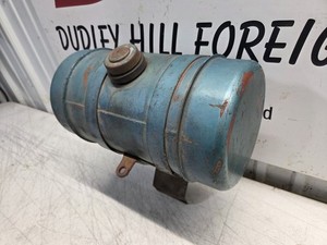 Vtg Round Cylinder Gas Fuel Tank tractor mower engine part Needs Cleaned Inside