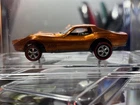Hot Wheels Redline "68" Orange Custom Corvette Restored