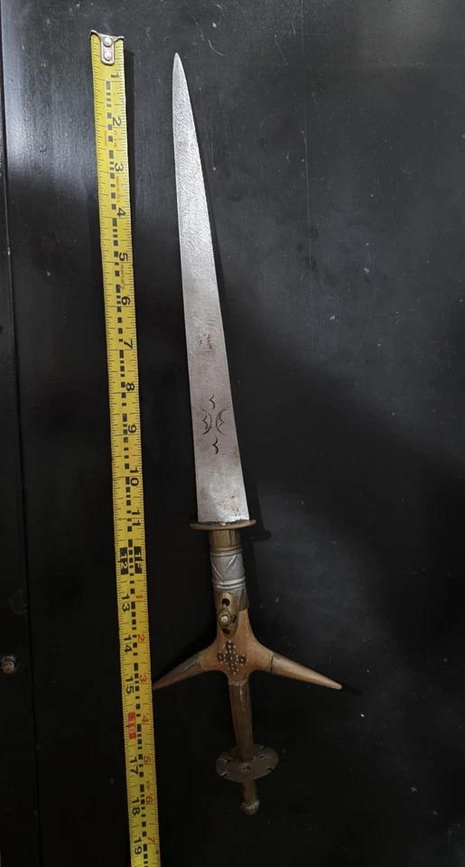 Cuchillo de brazo Telek Tuareg Daga colección África, no seguro de edad Foto 2 de 3
