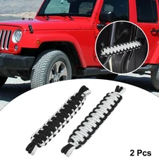 2 Pcs Nylon Door Limiting Check Strap for Wrangler TJ JL 87-21 Black Gray