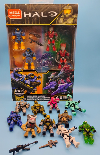 Mega Construx Halo Pro Builders Sword Base Invasion Set 99 Teile + EXTRAS
