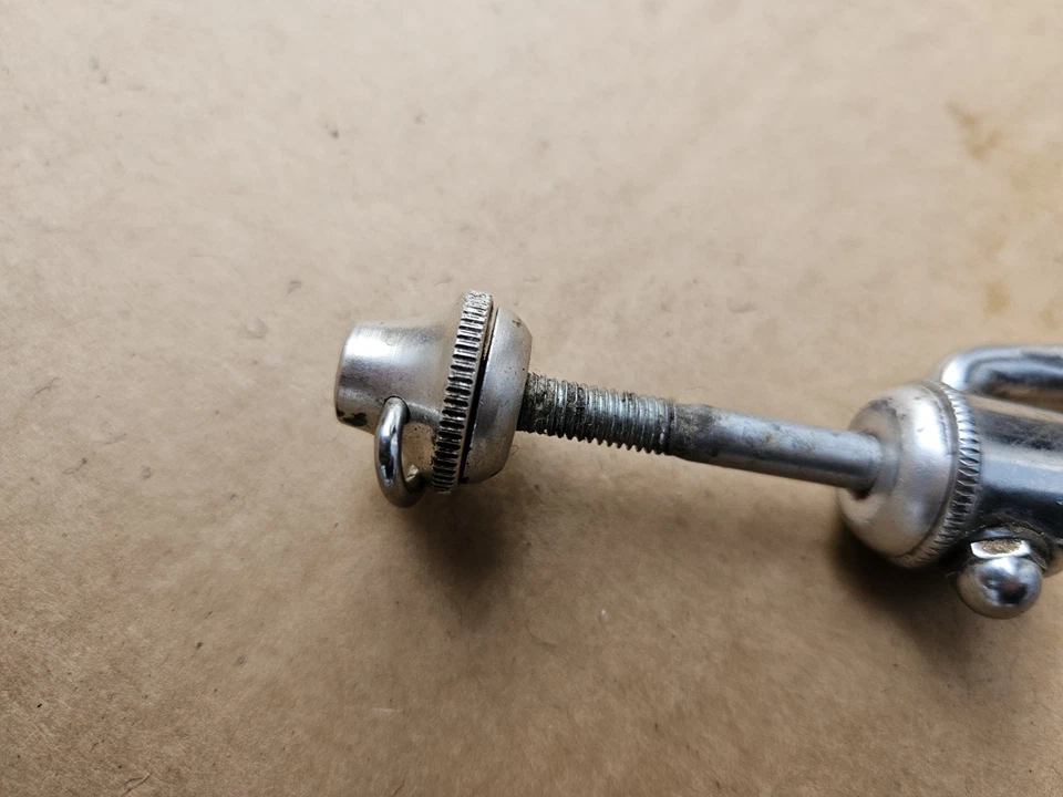 Vintage Suntour Seatpost Quick Release Skewer Seat Clamp Chrome Steel - Image 3 of 4