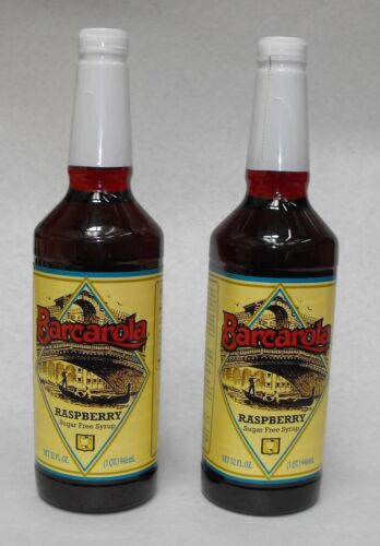 (2 Pack) SUGAR FREE RASPBERRY SYRUP 32oz. Coffee Drink & Italian Soda Flavor - Picture 1 of 1