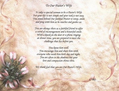 pastor and wife anniversary poems