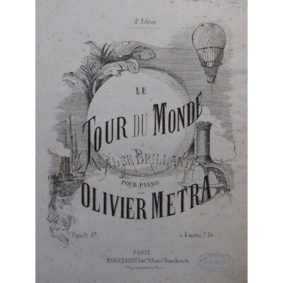 METRA Olivier Le Tour du Monde Klavier 19. Jahrhundert