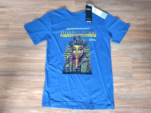 NATIONAL GEOGRAPHIC Tutankhamun Pharaoh Melbourne Winter Masterpiece T-shirt S - Photo 1/7