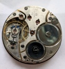 Rotherhams Swiss Pocket Watch Movement Working.