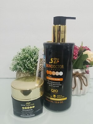 Skin DOCTOR PARIS Gluta Glow & Vit C Brightening Lotion + Anti-Spot Cream 400ml