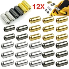 12PCS Buckle Lock Shoe Laces Elastic Lazy Shoelaces Ties Shoelace Screw Locks US