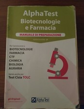 libri alpha test per biotecnologie, agraria, farmacia, ctf, chimica e biologia