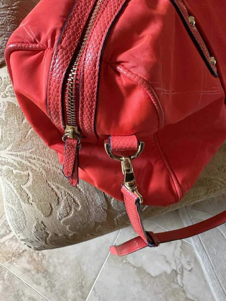 Vera Bradley Tangerine Preppy Poly Marlo 挎包/斜挎包手提包带肩带 — 第 4/4 张图片