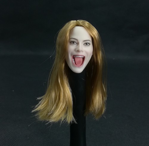 1/6 Kopf Skulptur Mädchen Sänger offener Mund blonde Haare passen 12" PH TBL Figur - Bild 1 von 4