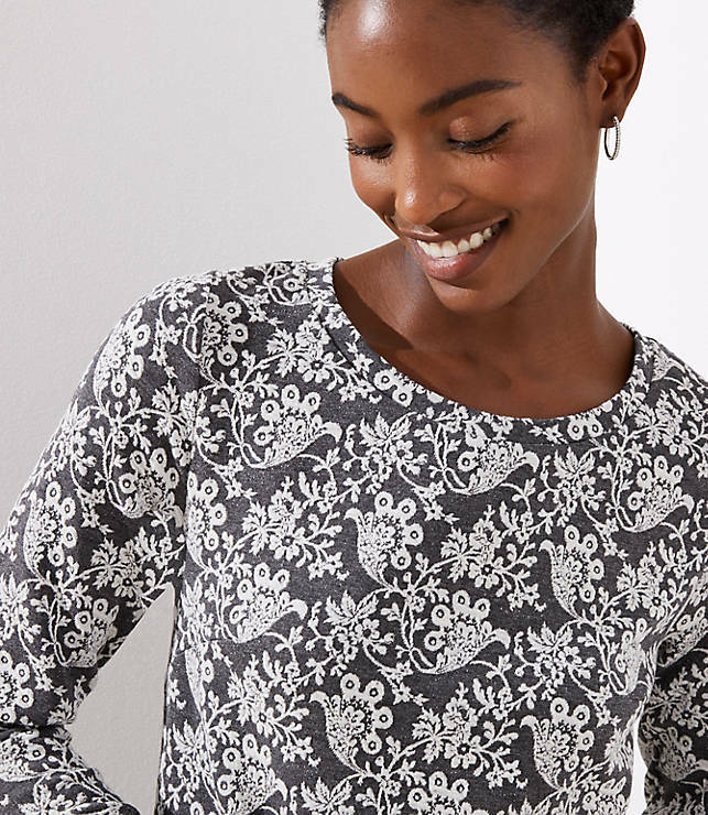 NWT Ann Taylor Loft Floral Jacquard Shift Dress $90 Size XS Iron