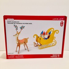 Creatology SANTA SLEIGH KIT Christmas Makes 1 NEW Holiday Craft Ages 6 