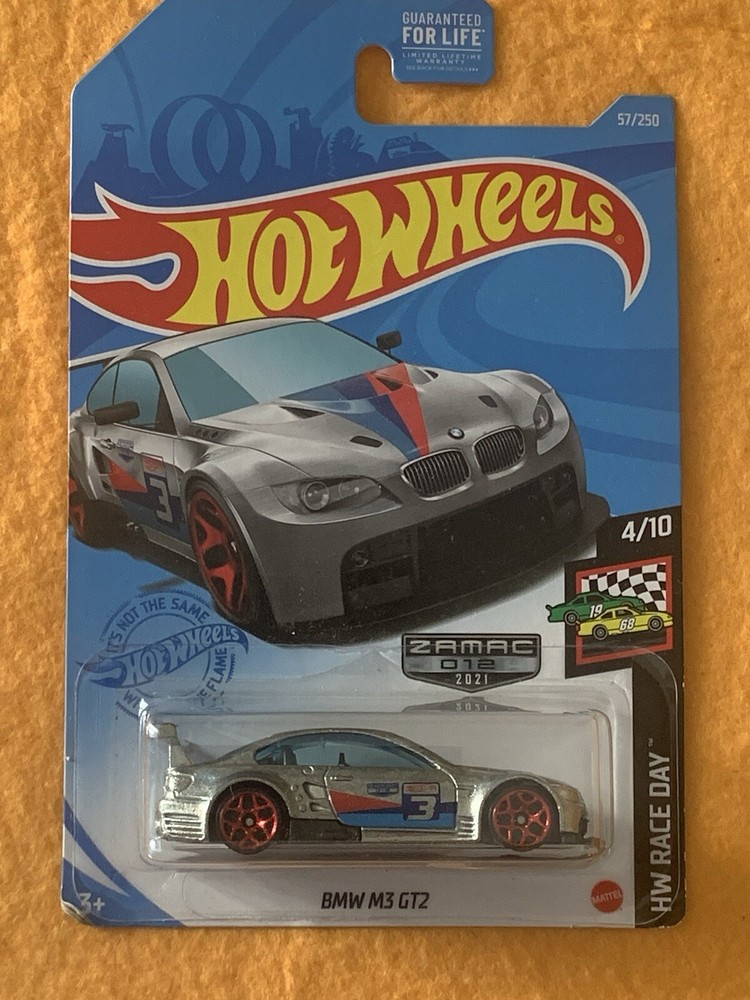 Hot Wheels M3 GT2 Silver Race Car Zamac 2021 New